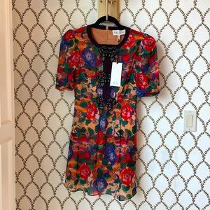 SALONI Jamie Short Dress, Size US 4. NWT - New with tags and never worn.